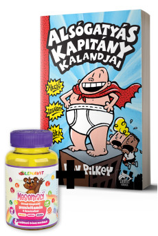 Alsógatyás Kapitány kalandjai + LenaVit Mesemaci gumivitamin csomag