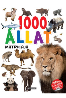 1000 állat matricája (fehér)