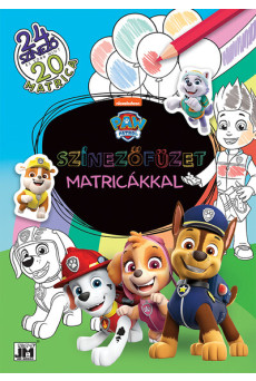 Színezőfüzet matricákkal - Mancs őrjárat