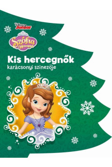 Disney - Kis hercegnők karácsonyi színezője