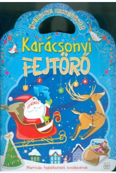 Karácsonyi fejtörő /Matricás foglalkoztató óvodásoknak §K