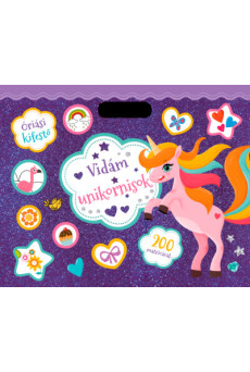 Óriás kifestő - Vidám unikornisok - Vidám unikornisok - Óriás kifestő