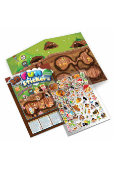 Titokzatos föld alatti világ 3D matricákkal