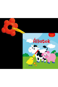 Textilkönyv rágókával - Állatok