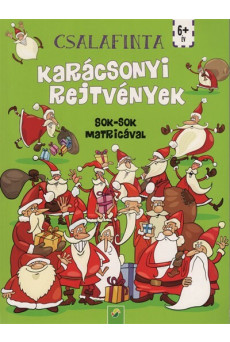 Csalafinta karácsonyi rejtvények - Sok-sok matricával