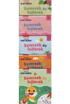 BABY SHARK: Színezők és fejtörők - 5 minikönyv