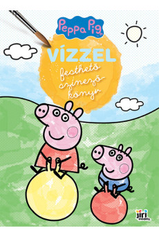 Vízzel festhető színezőkönyv: Peppa malac (új kiadás)