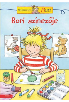 Bori színezője - Barátnőm, Bori foglalkoztató