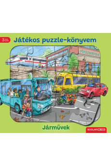 Játékos puzzle-könyvem: Járművek