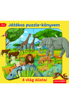 Játékos puzzle-könyvem: A világ állatai