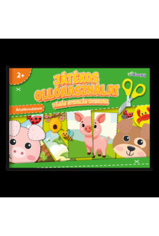 Játékos ollóhasználat - Vágás gyakorlás kicsiknek - Állatbirodalom