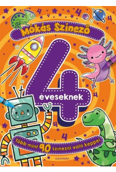 Mókás színező 4 éveseknek