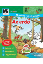Az erdő - Mi MICSODA Junior matricás rejtvényfüzet