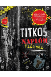 Titkos naplóm - fiúknak /Ajándék toll láthatatlan tintával és uv-lámpával