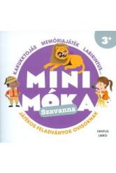 Mini móka: Szavanna /Játékos feladványok ovisoknak - kakukktojás, memóriajáték, labirintus