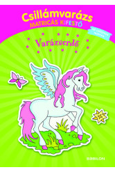 Csillámvarázs matricás kifestő - Varázserdő