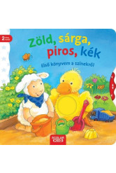 Zöld, sárga, piros, kék