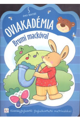 Oviakadémia brumi mackóval 5 éves kortól /Készségfejlesztő foglalkoztató matricákkal