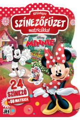 Különleges színezőfüzet matricákkal: Minnie