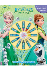 Jégvarázs - Party láz: Varázslatos színek (színezőkönyv)