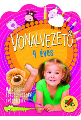 Vonalvezető 4 éves - Matricás foglalkoztató ovisoknak