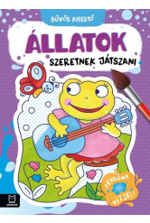Bűvös Kifestő. Állatok szeretnek játszani