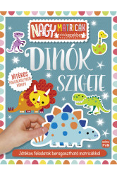 Dinók szigete - Nagy matricák a kis kezekbe - Játékos feladatok beragasztható matricákkal