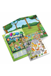 Vidám szafari 3D matricákkal