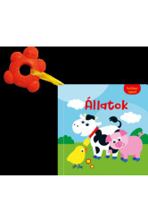 Textilkönyv rágókával - Állatok