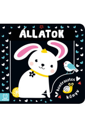 Kontrasztos könyv - Állatok   