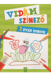 Vidám színező - 2 éves kortól (zöld)