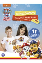 Mancs Őrjárat - Színezőkönyv vasalható matricákkal - 11 kép, amelyet rávasalhatsz a ruhádra