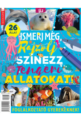Füles Bookazine - Ismerj meg, színezz... tengeri állatokat