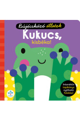 Bújocskázó állatok: Kukucs, kisbéka! - Interaktív tapikönyv nyitható fülekkel
